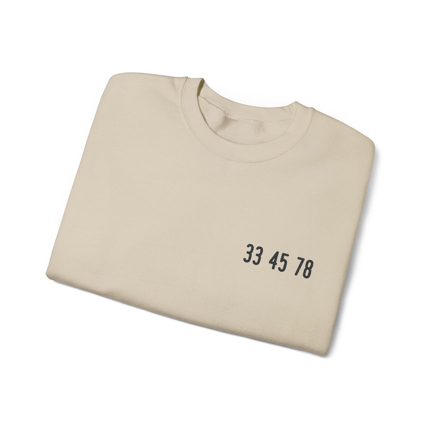 33 45 78 - Embroidered Crewneck Sweatshirt