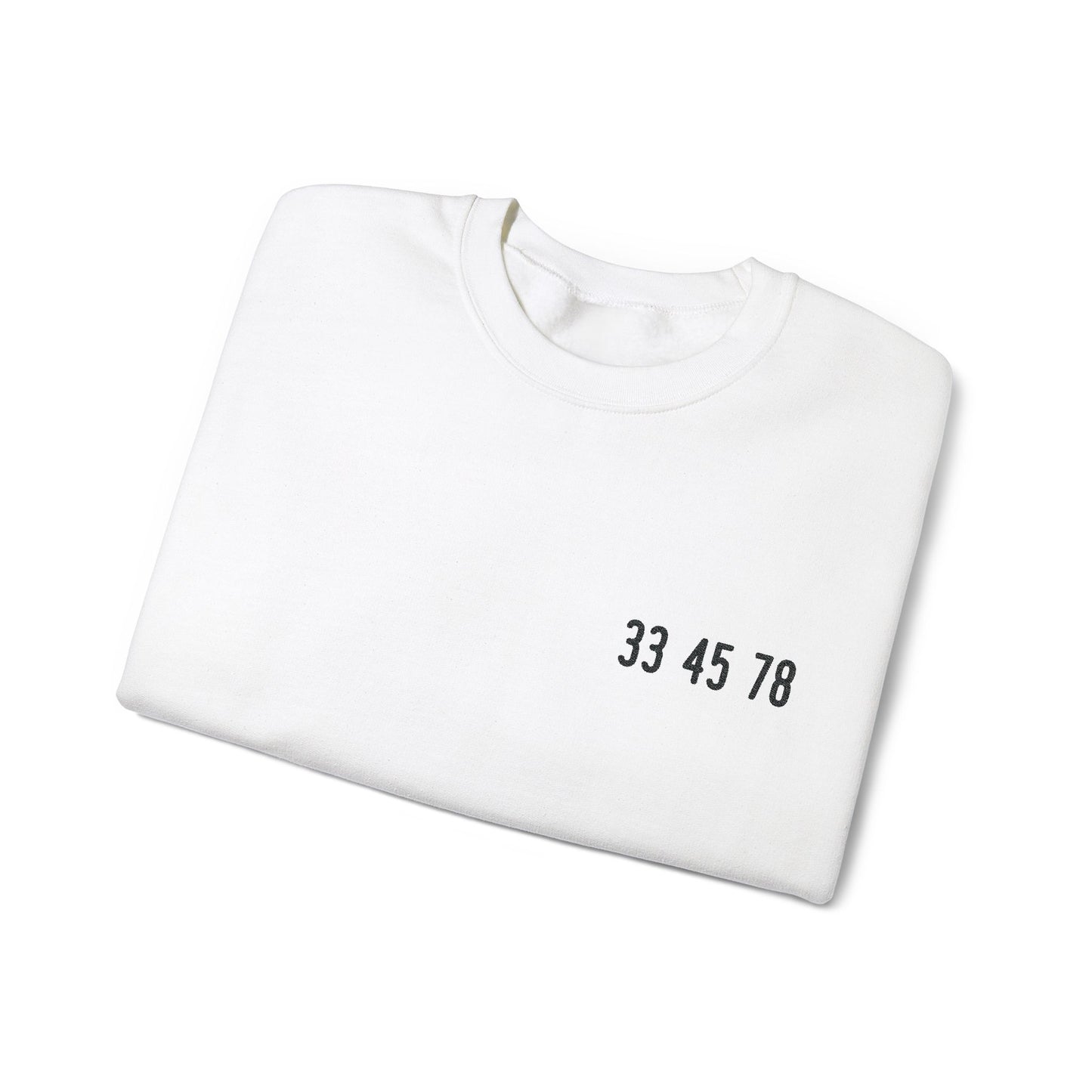33 45 78 - Embroidered Crewneck Sweatshirt