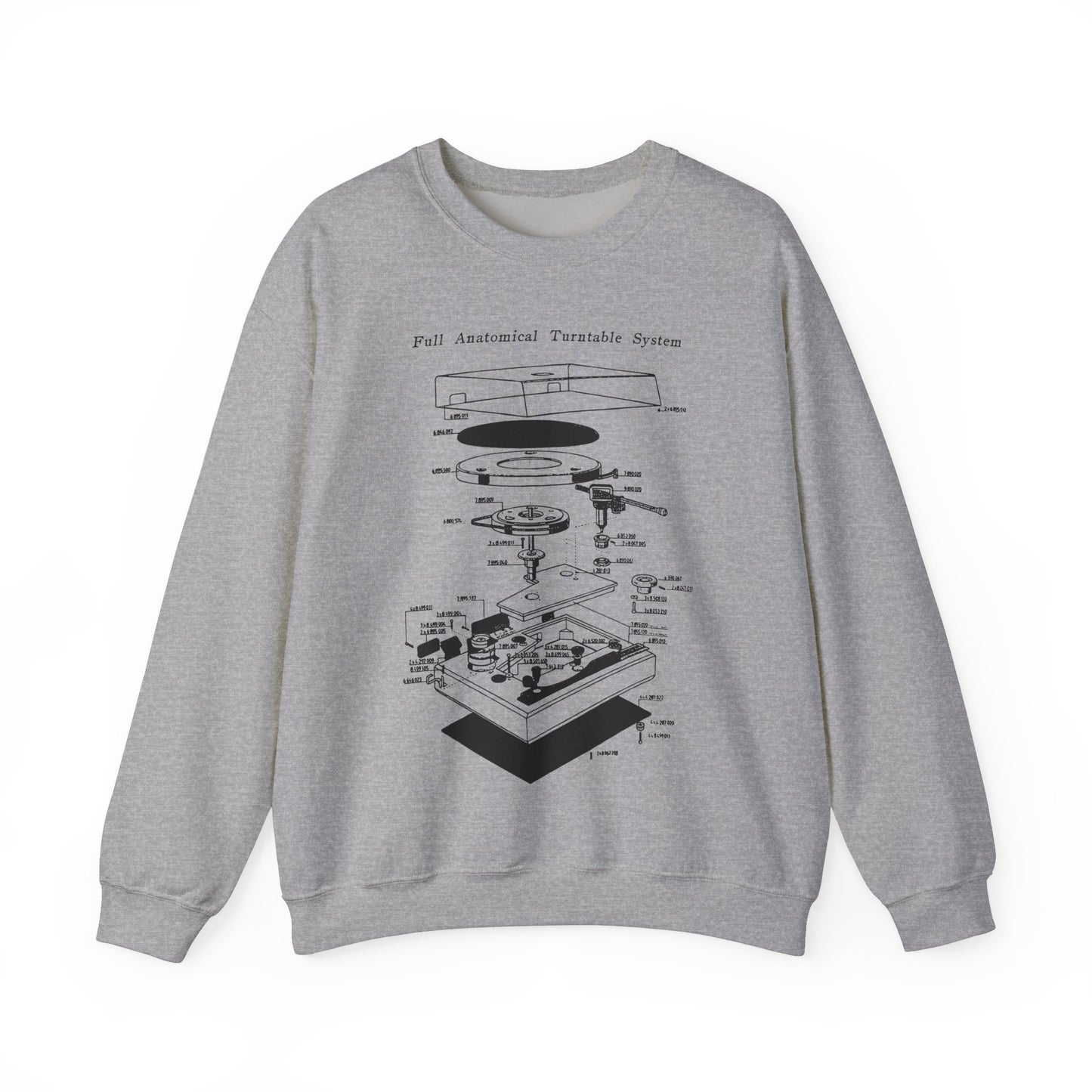 Anatomy of a Turntable - Crewneck Sweatshirt