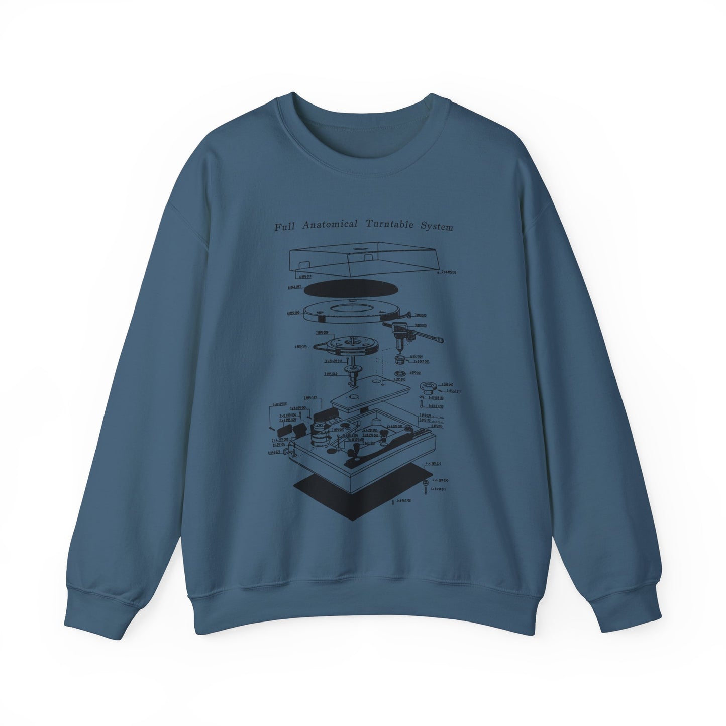 Anatomy of a Turntable - Crewneck Sweatshirt