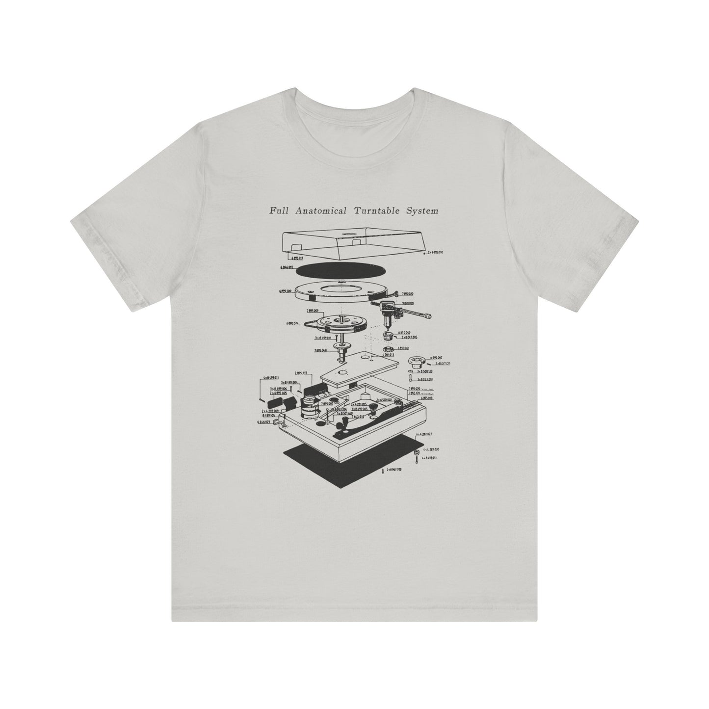 Anatomy of a Turntable T-Shirt