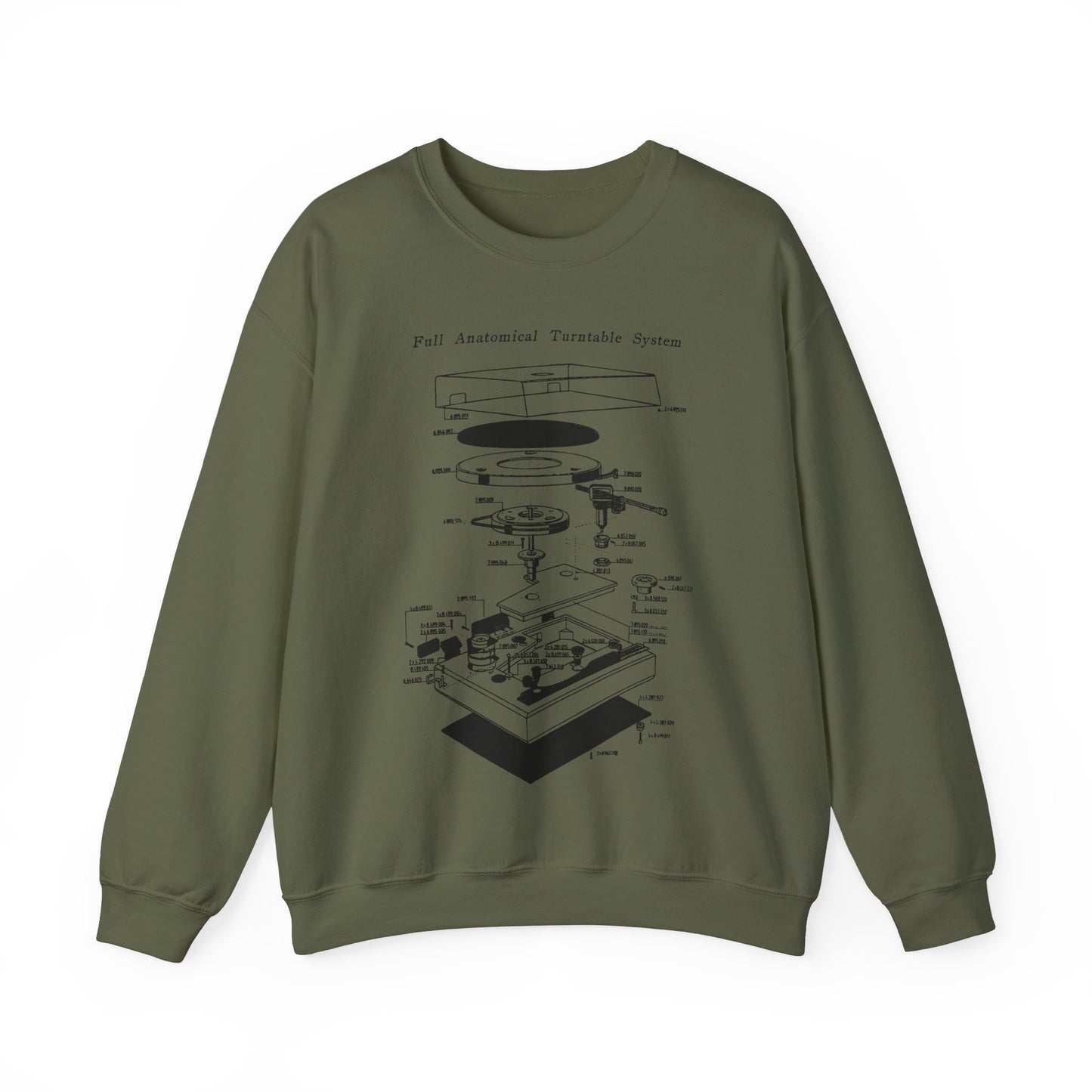 Anatomy of a Turntable - Crewneck Sweatshirt