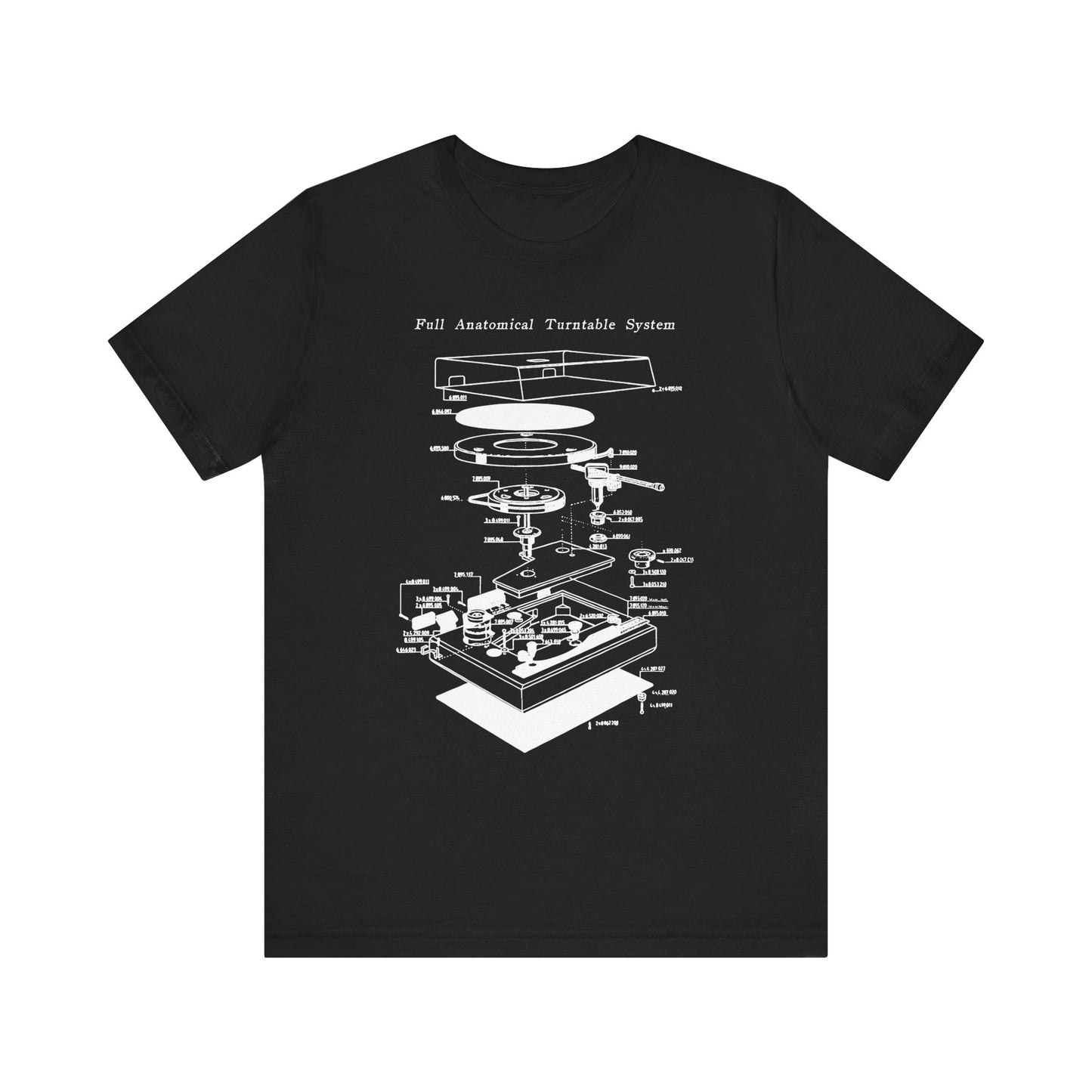 Anatomy of a Turntable T-Shirt