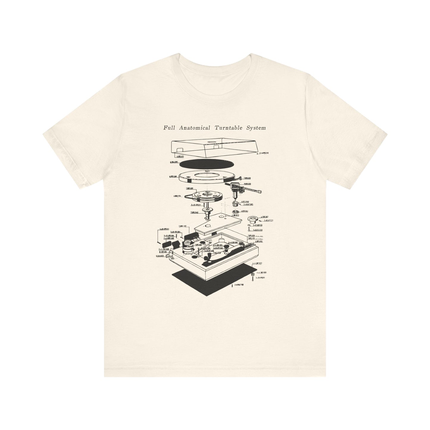 Anatomy of a Turntable T-Shirt