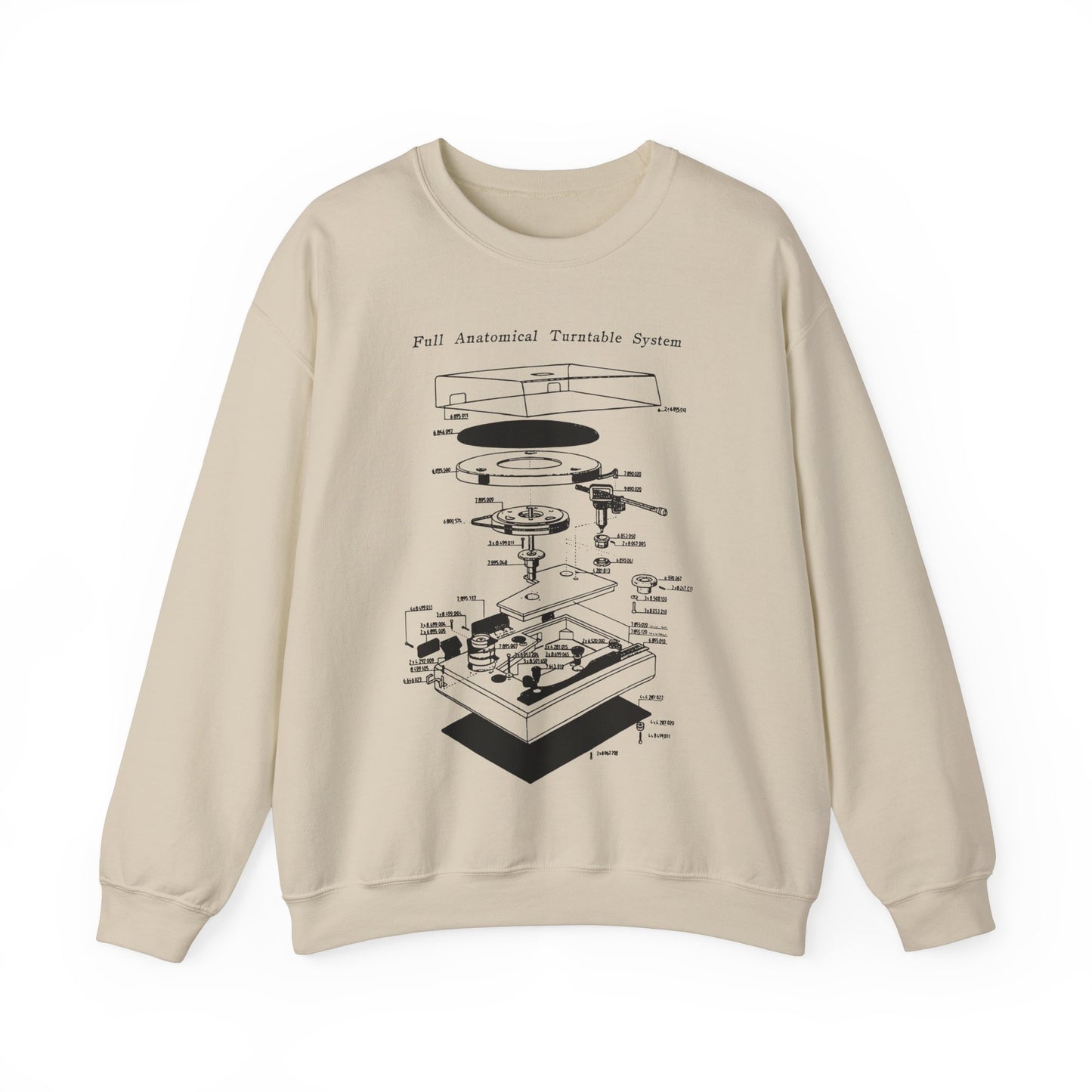 Anatomy of a Turntable - Crewneck Sweatshirt