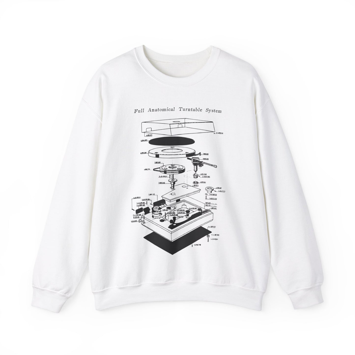 Anatomy of a Turntable - Crewneck Sweatshirt