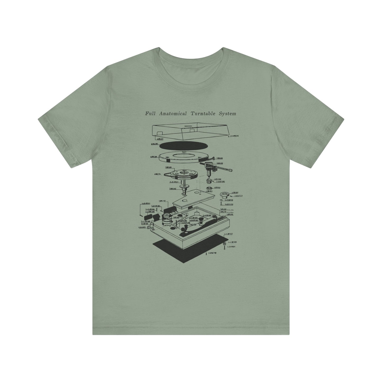 Anatomy of a Turntable T-Shirt