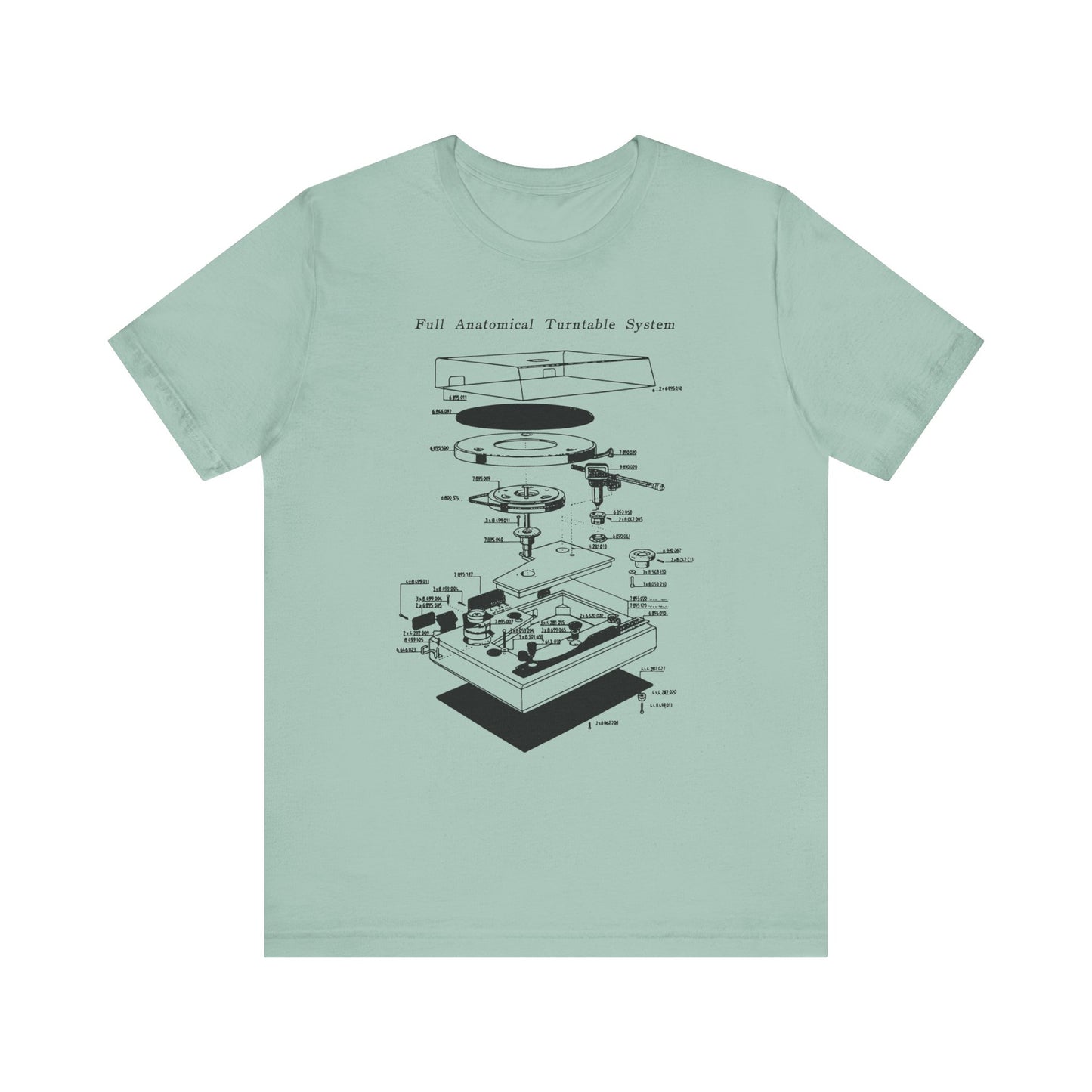 Anatomy of a Turntable T-Shirt