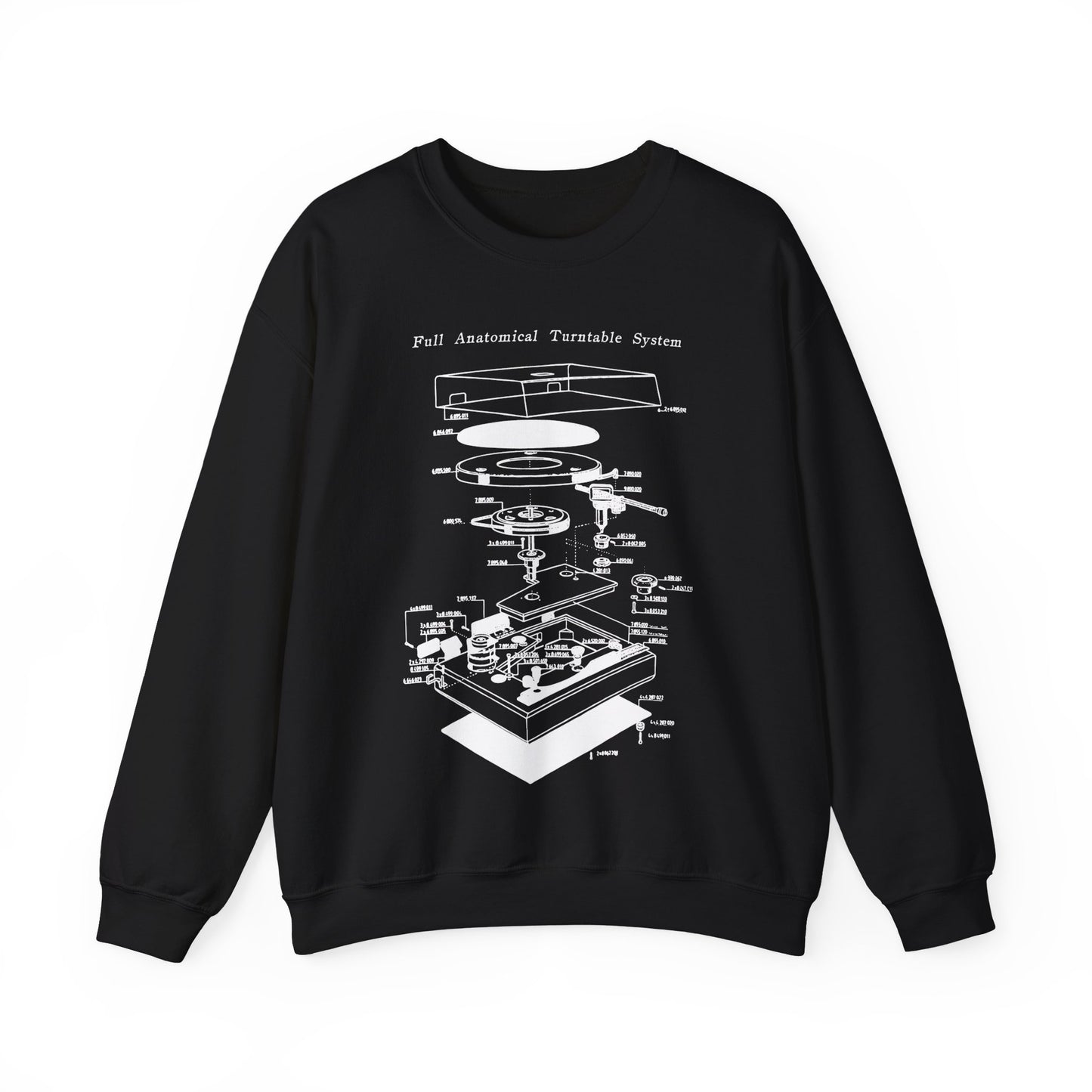 Anatomy of a Turntable - Crewneck Sweatshirt