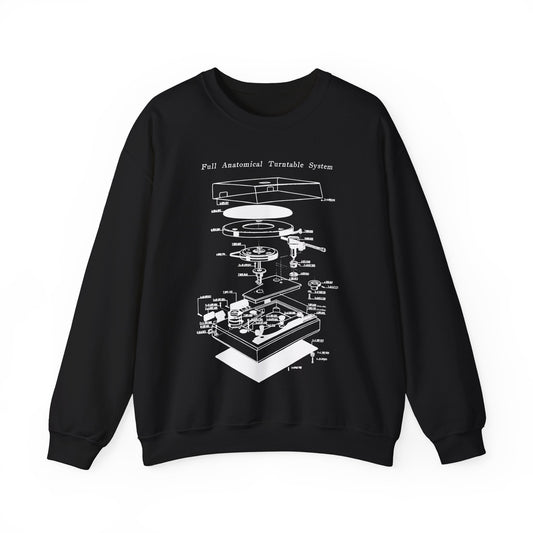 Anatomy of a Turntable - Crewneck Sweatshirt