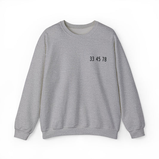 33 45 78 - Embroidered Crewneck Sweatshirt