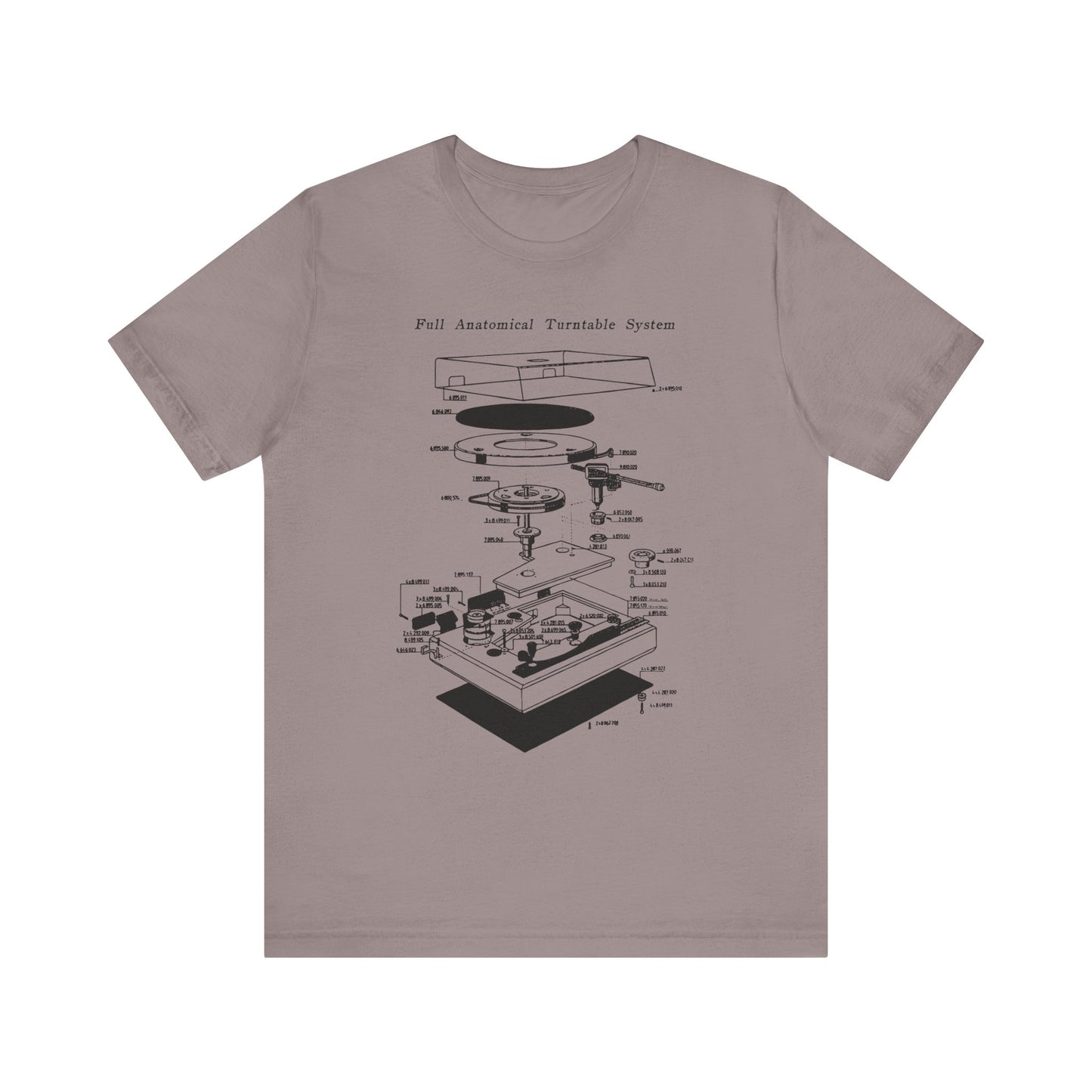 Anatomy of a Turntable T-Shirt