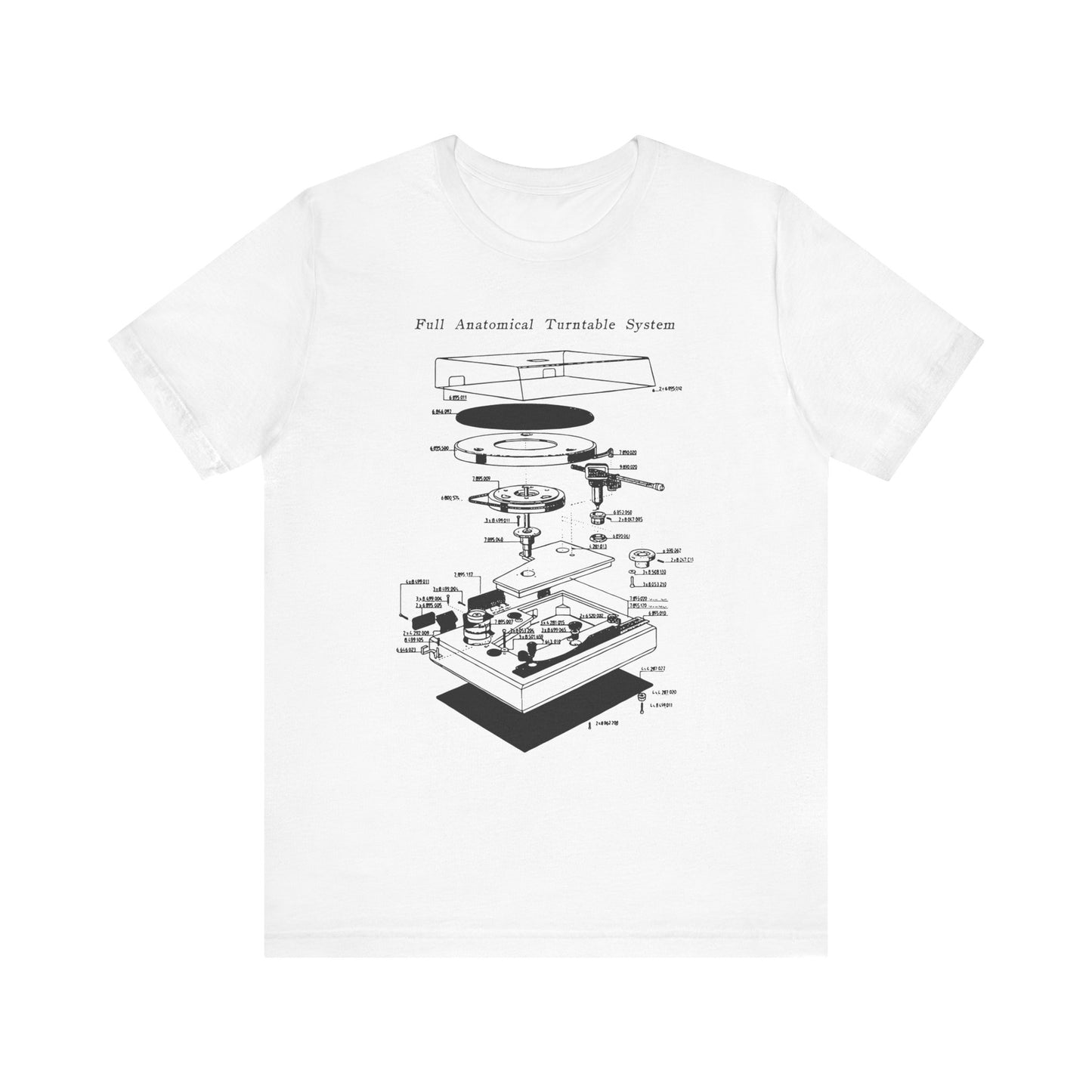 Anatomy of a Turntable T-Shirt