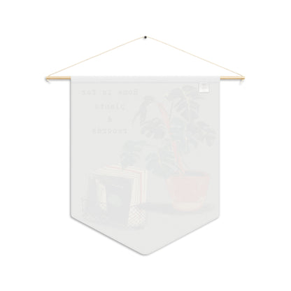 Home is for Plants & Records Wall Pennant